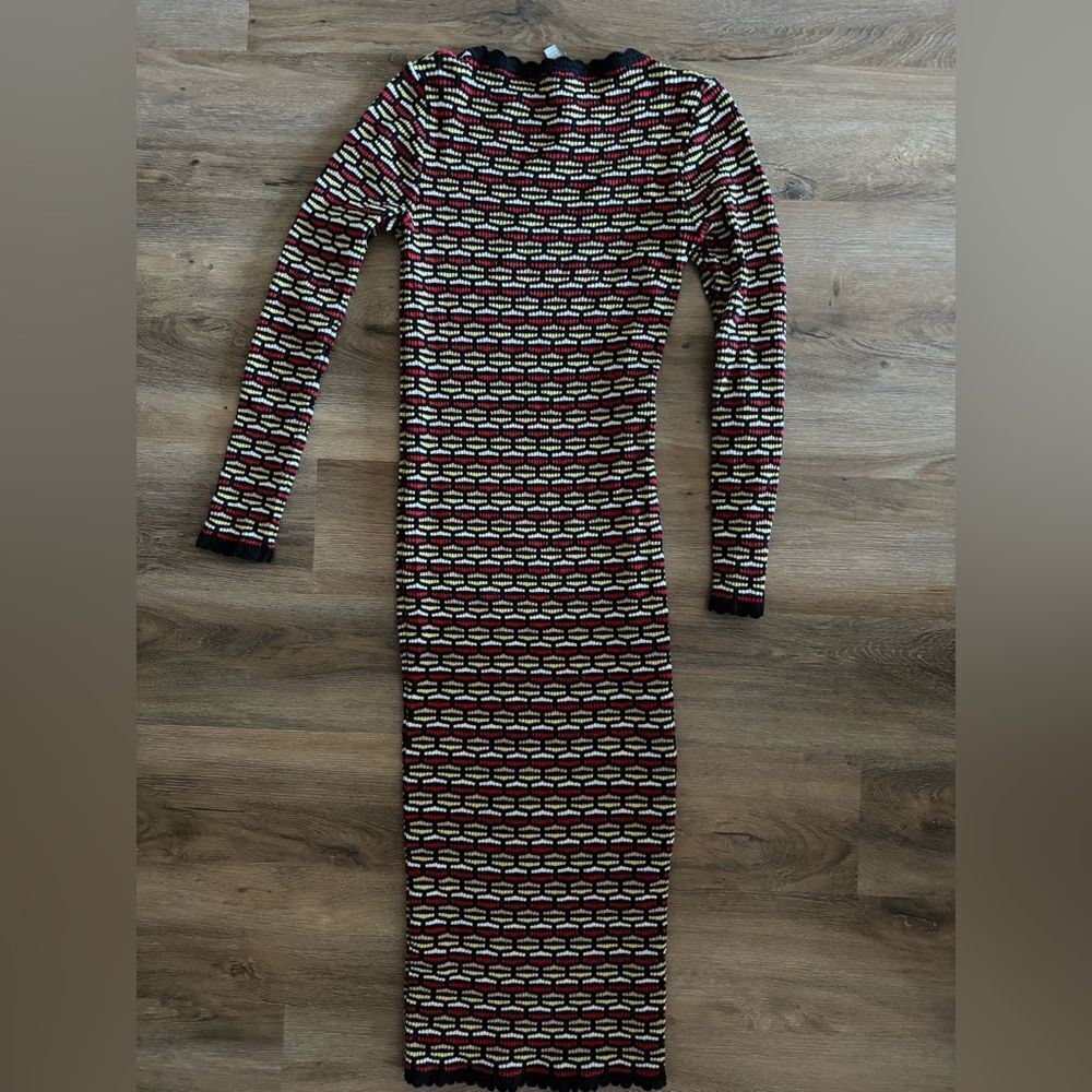 ASOS Multicolor Patterned Knit Dress - Picture 3 of 3